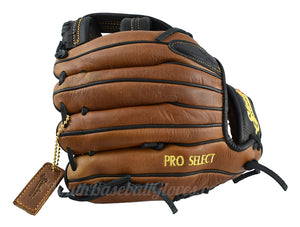 Back view 11 1/4-Inch Single Bar Pro Select Shoeless Joe Gloves