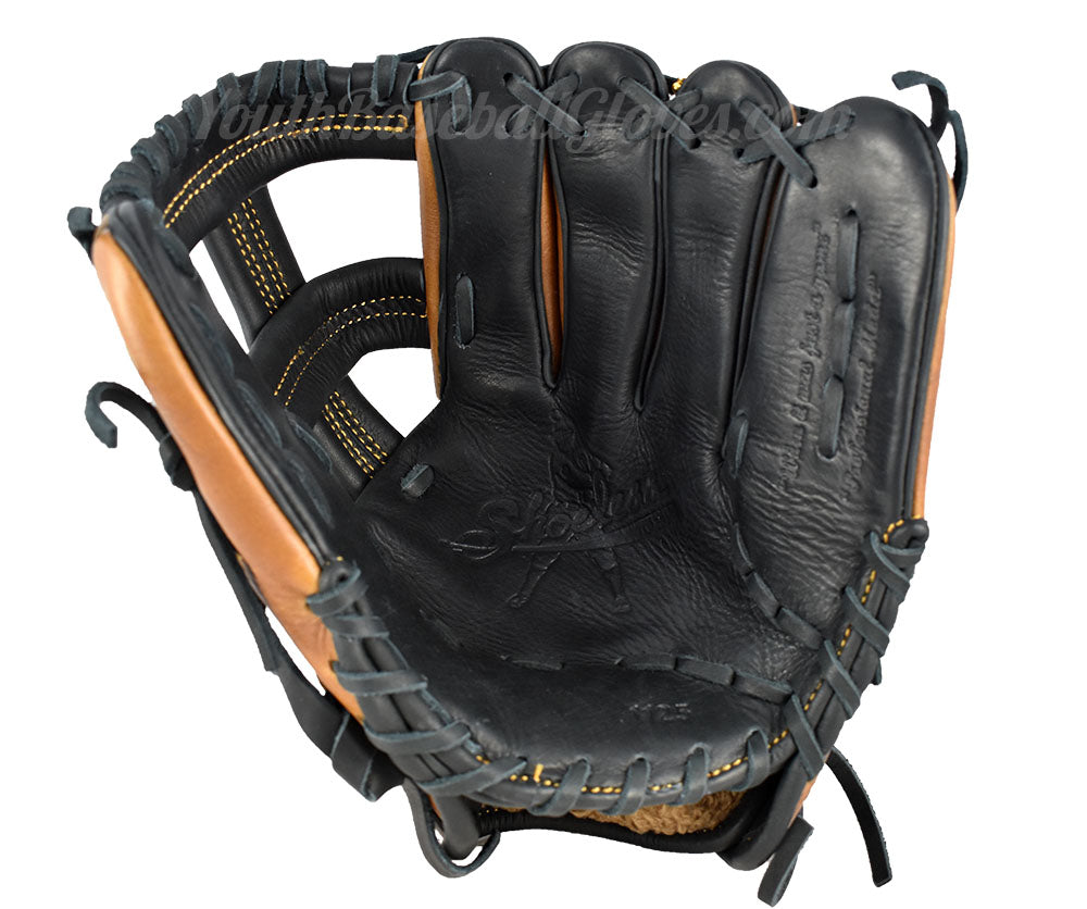 Palm view of the Pro Select 11 1/4-Inch Single Bar Shoeless Joe Gloves