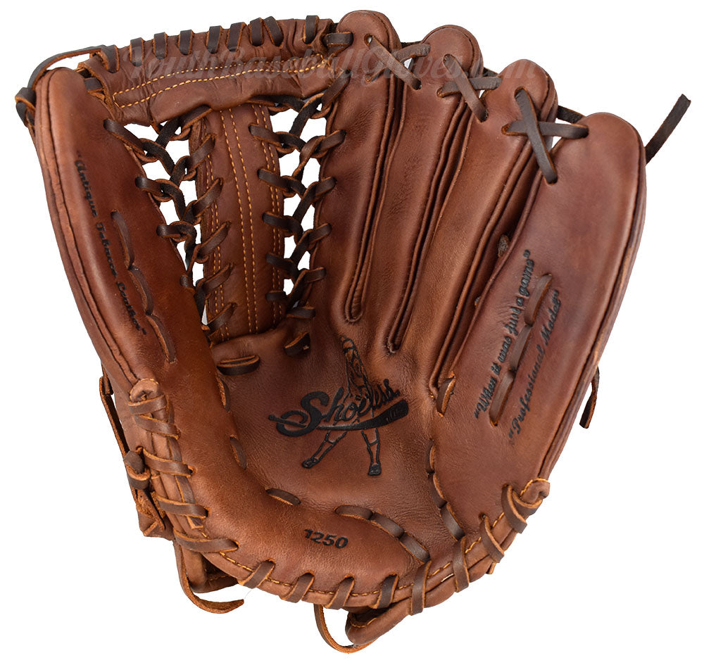 12 1/2-Inch Modified Trap Shoeless Joe Baseball Glove Palm View
