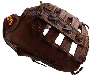 View along the Thumb of the 13 Inch Single Bar Outfielder's Glove