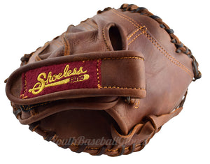 Adjustable wrist strap on the 34" Fastpitch Catcher's Mitt